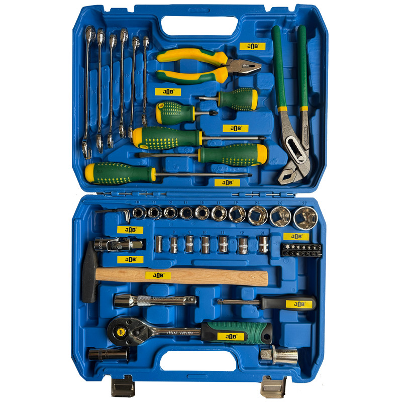 مجموعه 60 عددی ابزار دستی جاب مدل JB-60 TOOLS