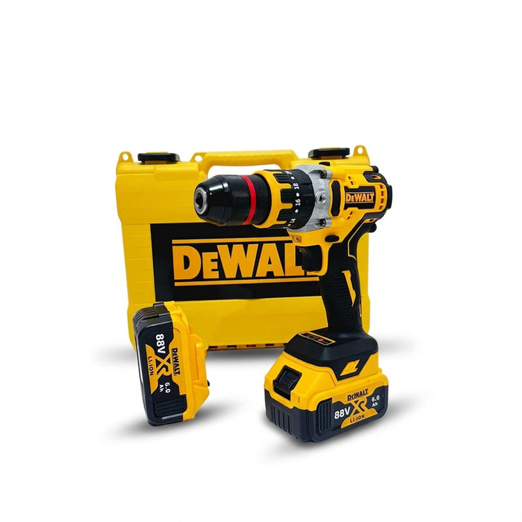 دریل پیچ گوشتی شارژی سه نظام فلزی 13 میلیمتری 88 ولت دیوالت مدل 88V