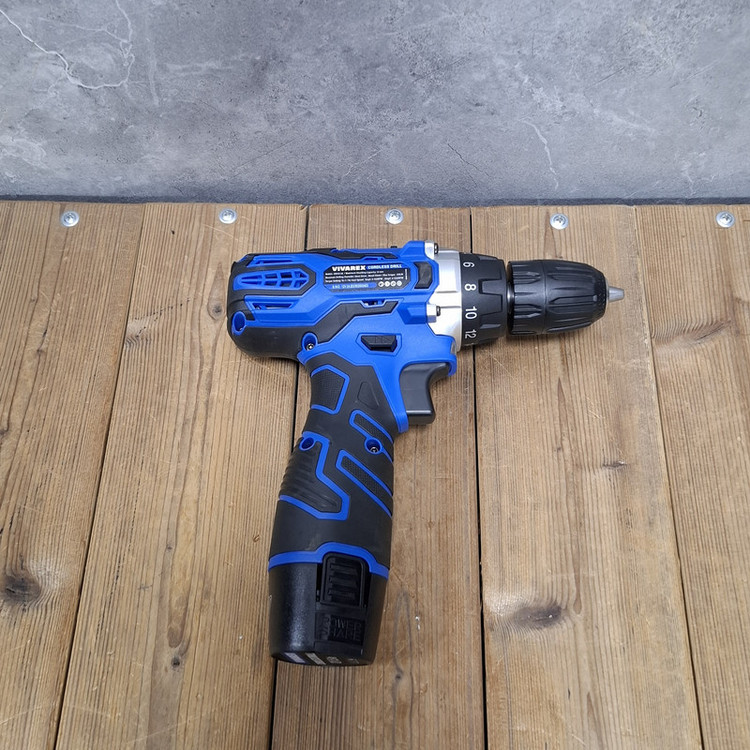 دریل پیچ گوشتی شارژی صنعتی 10 میلی متری 12 ولت ویوارکس مدل 12V کد 02 مجموعه 29 عددی