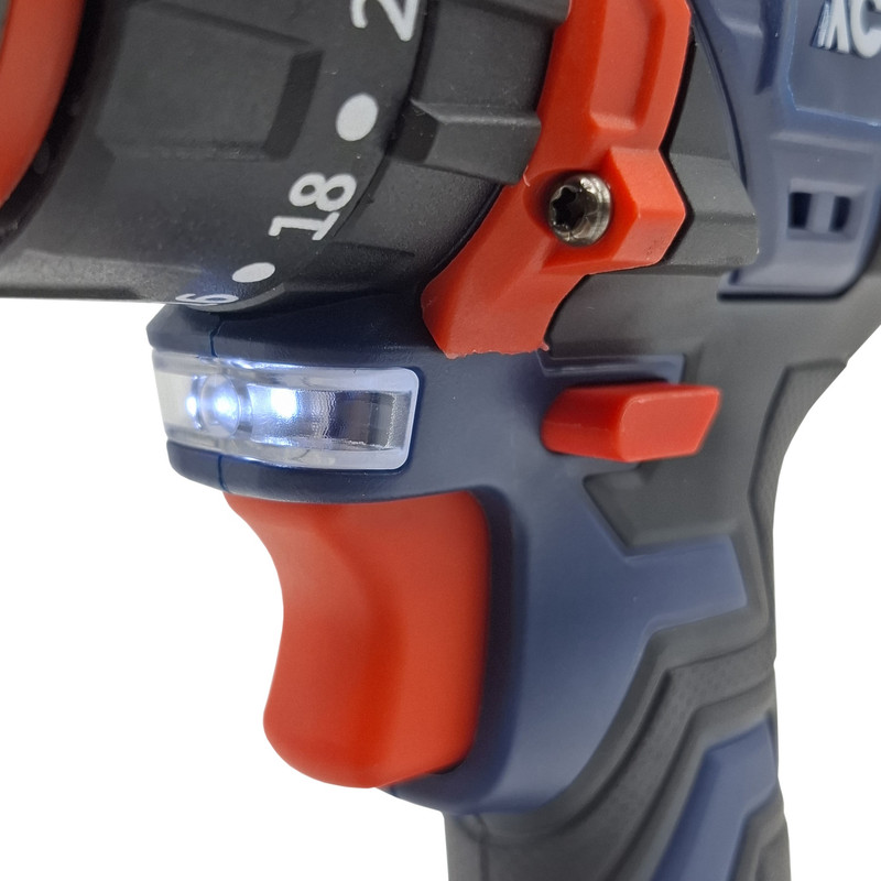 دریل چکشی شارژی صنعتی براشلس 10میلی متری 21 ولت اکتیو مدل AC_7821CH
