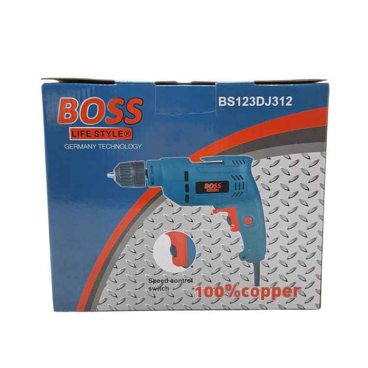 دریل پیچ گوشتی برقی سه نظام 10 اتوماتیک 600 وات باس مدل BS123DJ312