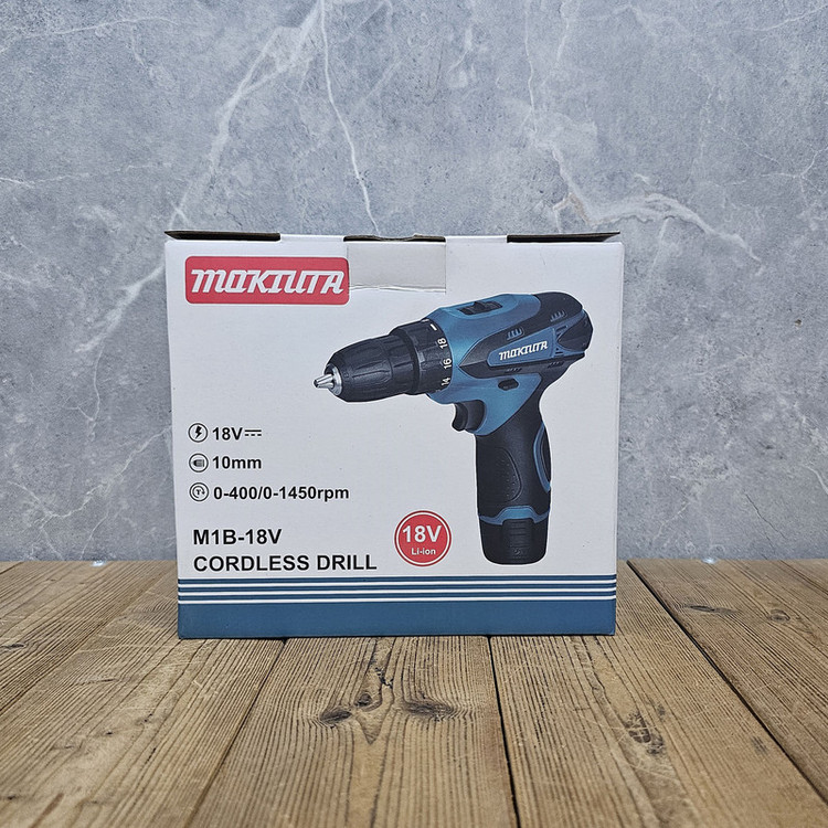 دریل پیچ گوشتی شارژی 10 میلی متری 18 ولت ماکوتا مدل 18V
