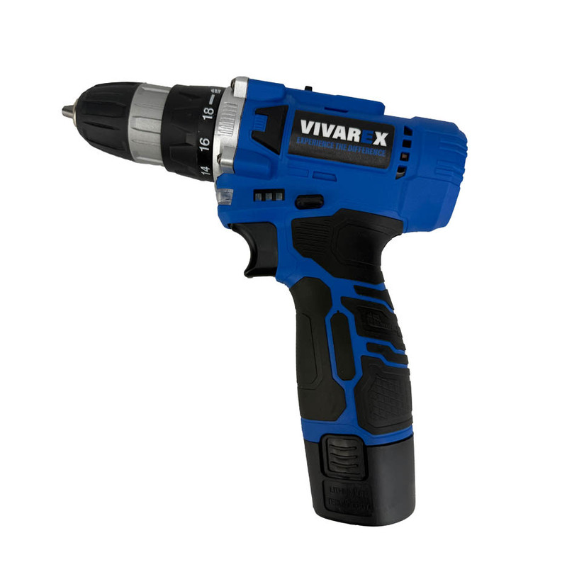 دریل پیچ گوشتی شارژی دو باتری 12 ولت سه نظام 10 میلیمتر ویوارکس مدل VR1210V-22A