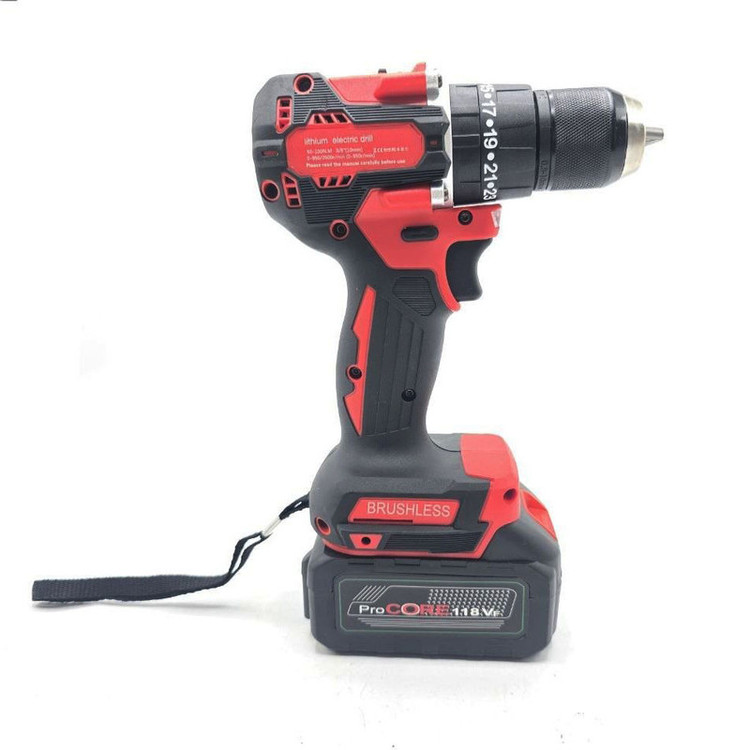 دریل شارژی براشلس 10 میلیمتری 118 ولت باس مدل LIFE STYLE کد 901