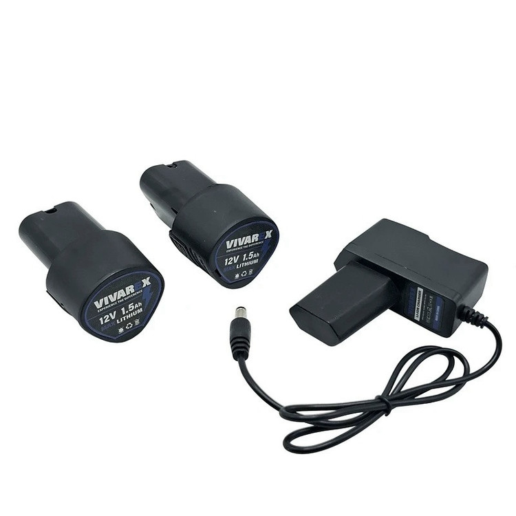 دریل پیچ گوشتی شارژی سه نظام 10 میلیمتر 20 ولت ویوارکس مدل VR1215V-2B