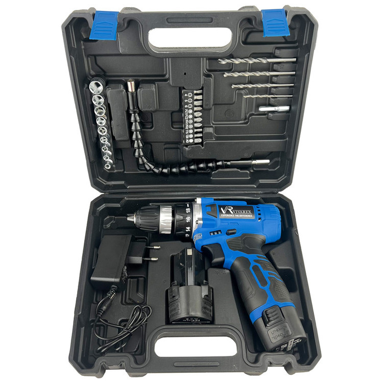مجموعه 28 عددی دریل پیچ گوشتی شارژی ویوارکس مدل 1210V-22A کد2 new