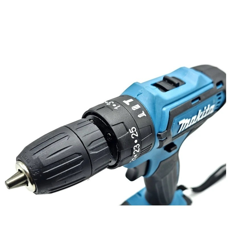 دریل چکشی شارژی سه نظام 10 میلیمتری 188ولت ماکیتا مدل 27-261 مجموعه 32 عددی