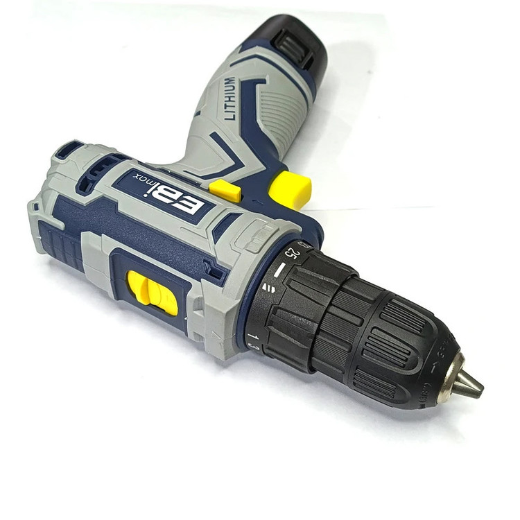 دریل پیچ گوشتی شارژی 10میلیمتری 12ولت ابی مکس مدل EM-12V مجموعه 24 عددی