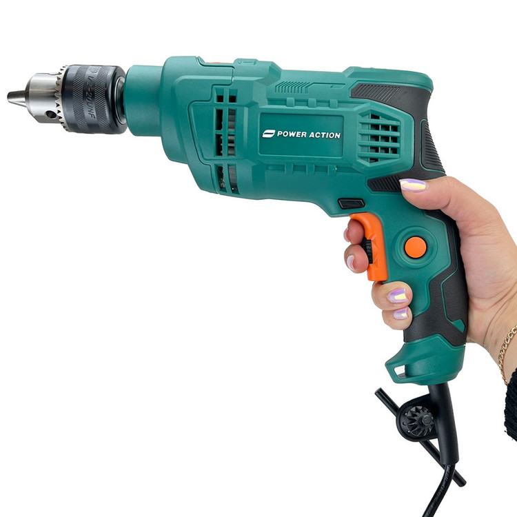 دریل چکشی پاور اکشن مدل ID 750-B مجموعه 28 عددی