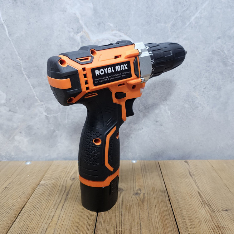 مجموعه 28 عددی دریل پیچ گوشتی شارژی صنعتی 10 میلی متری 18 ولت رویال مکس مدل 18V/LITHIUM کد 23