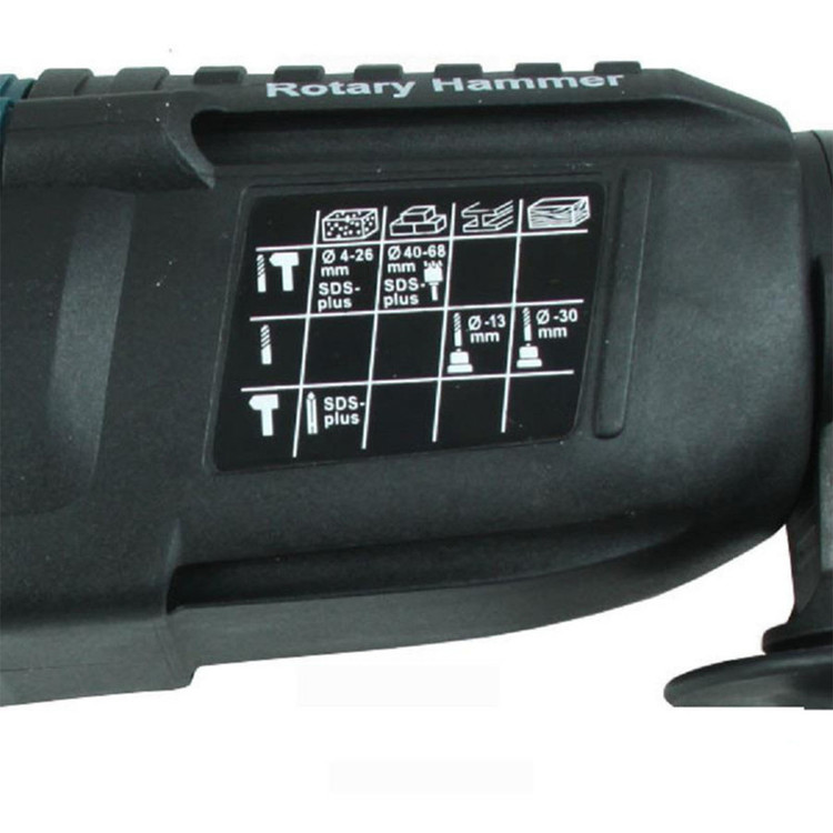 دریل بتنکن چکشی 26 میلیمتری 850 وات باس مدل BS26SRE_OT