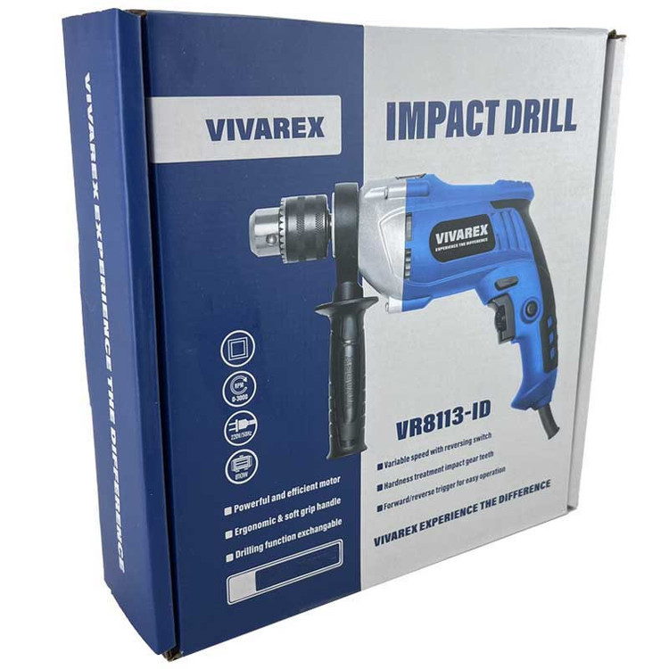 دریل چکشی ویوارکس مدل VR8113-ID BLUE NEW