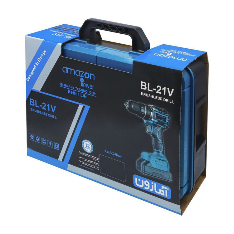 دریل پیچ گوشتی شارژی آمازون مدل 21V