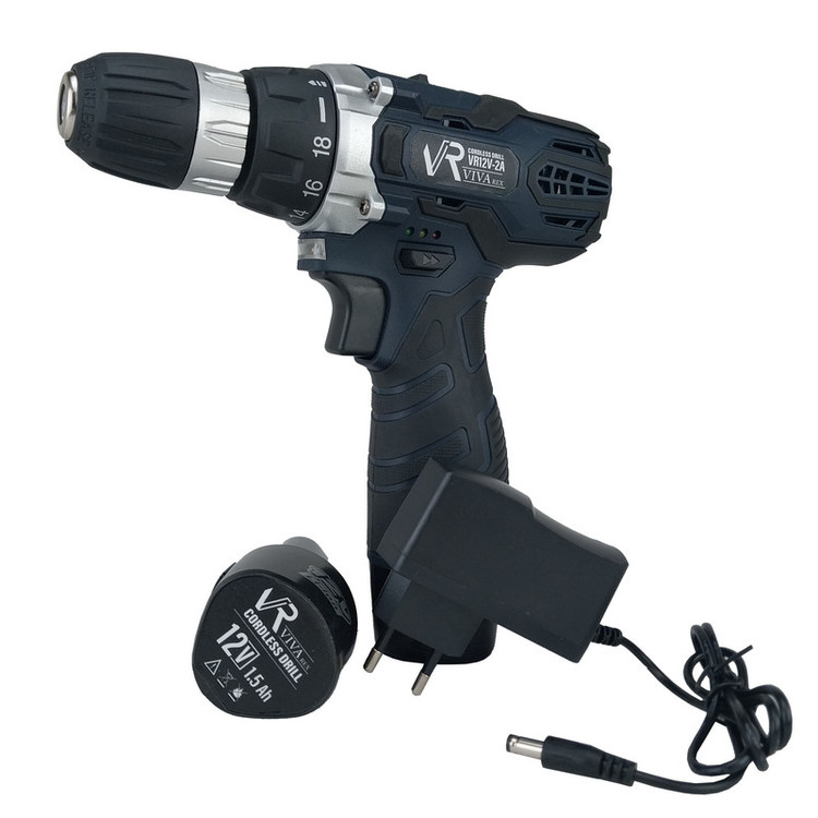 دریل پیچ گوشتی شارژی ویوارکس مدل VR12V-2A - مجموعه 28 عددی