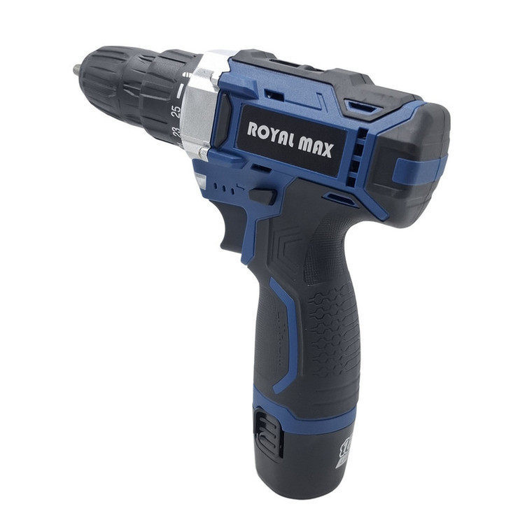 دریل پیچ گوشتی شارژی صنعتی 10 میلی متری 18 ولت رویال مکس مدل 18V کد 01 مجموعه 28 عددی