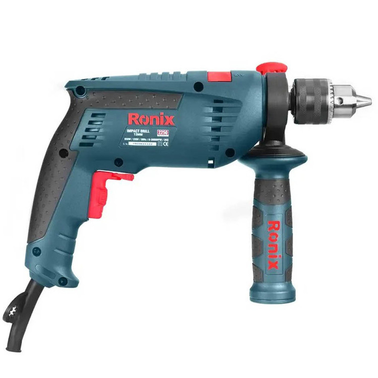 دریل چکشی سه نظام 13 میلیمتری 850 وات رونیکس مدل 2250 RN