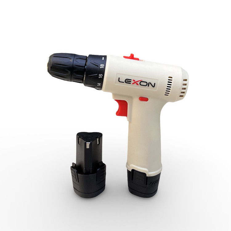 مجموعه 4 عددی دریل پیچ گوشتی شارژی 10 میلیمتری 12 ولت لکسون کد le-710