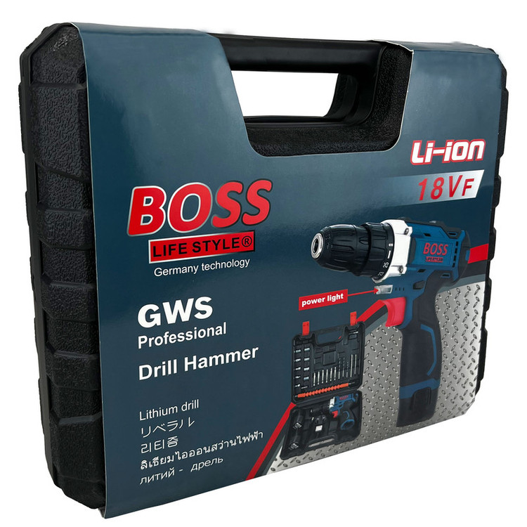 مجموعه 29 عددی دریل پیچ گوشتی شارژی باس مدل GWS-18V