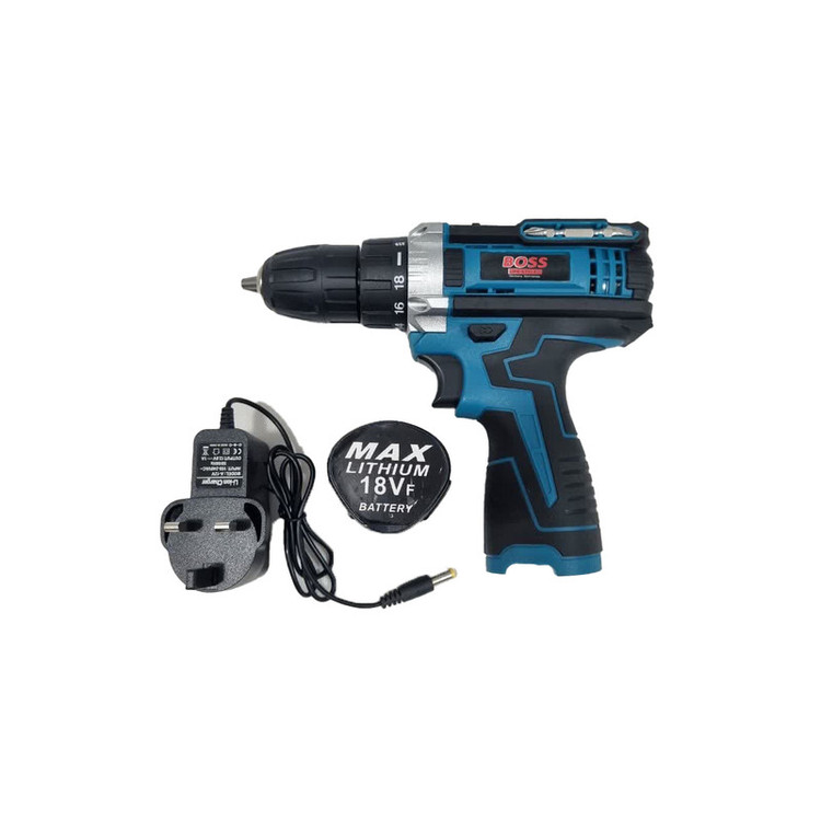 مجموعه 27 تایی دریل پیچ گوشتی شارژی باس مدل 18V-single battery