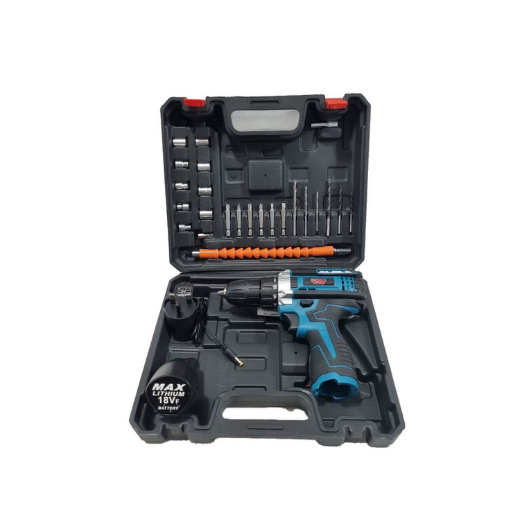 مجموعه 27 تایی دریل پیچ گوشتی شارژی باس مدل 18V-single battery
