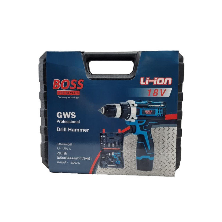 مجموعه 27 تایی دریل پیچ گوشتی شارژی باس مدل 18V-single battery