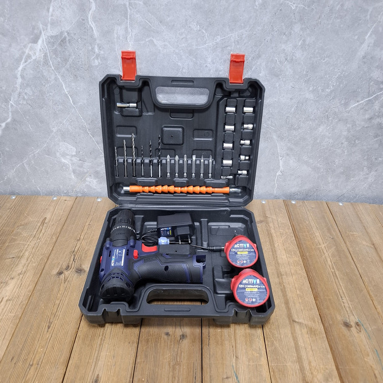دریل چکشی شارژی 10 میلی متری 12 ولت اکتیو مدل 12V /3112 کد 32
