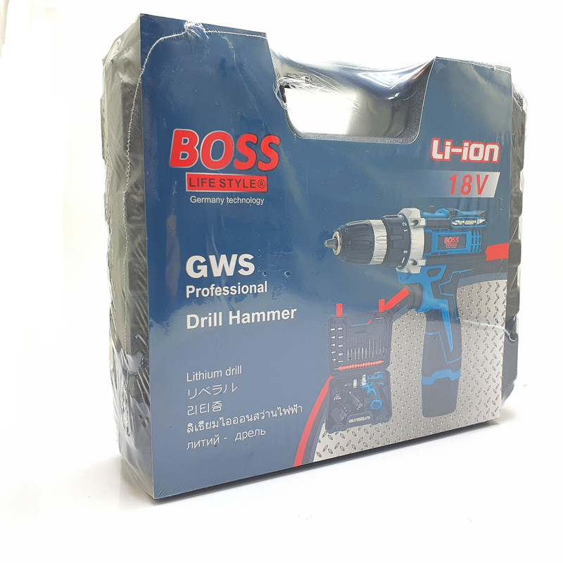 مجموعه 30 عددی دریل پیچ گوشتی باس مدل 18V