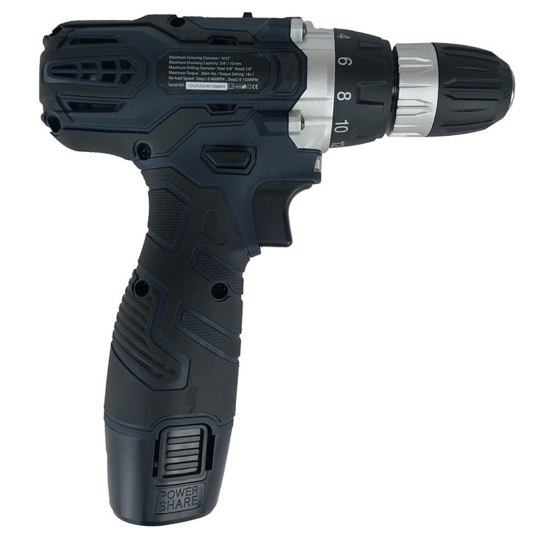 دریل پیچ گوشتی شارژی ویوارکس مدل VR12V-2A-NEW مجموعه 28 عددی