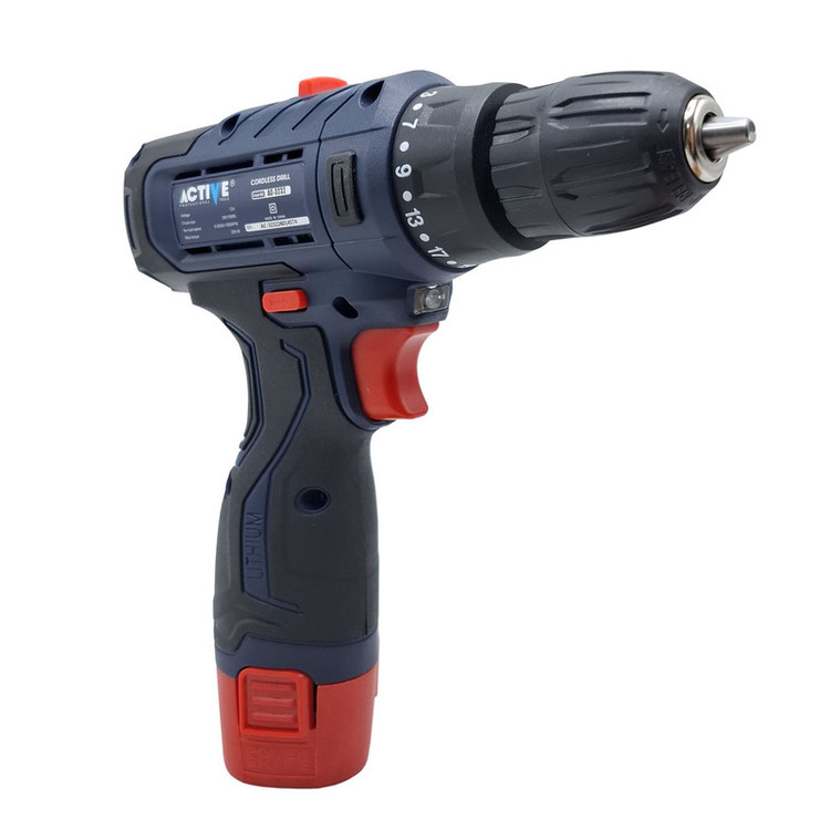 دریل پیچ گوشتی شارژی 10 میلی متری 12 ولت اکتیو تولز مدل AC-3232