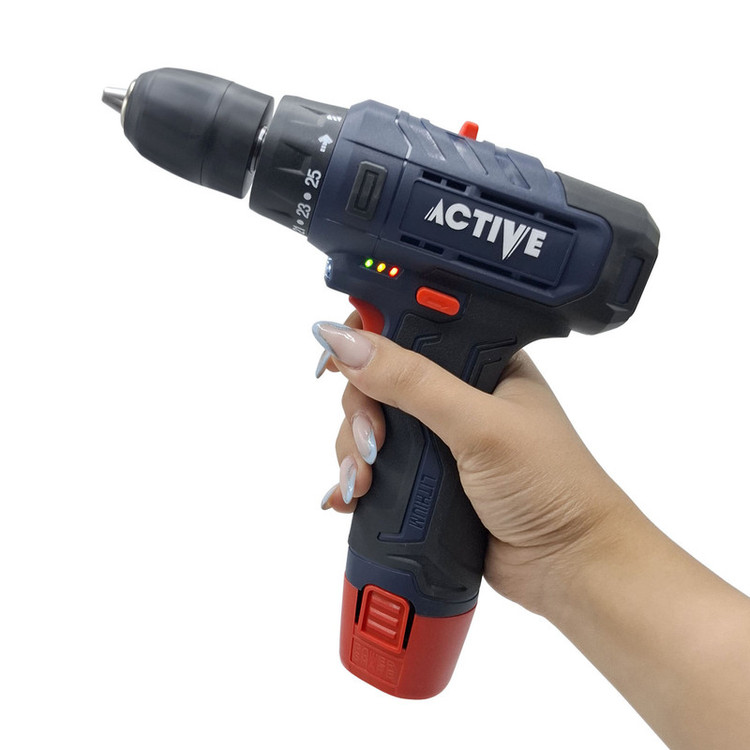 دریل پیچ گوشتی شارژی 10 میلی متری 12 ولت اکتیو تولز مدل AC-3232