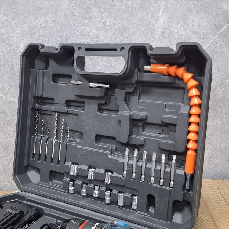 دریل چکشی شارژی صنعتی 10 میلیمتری 21 ولت راویکس مدل 21VF/Li_ion کد 2