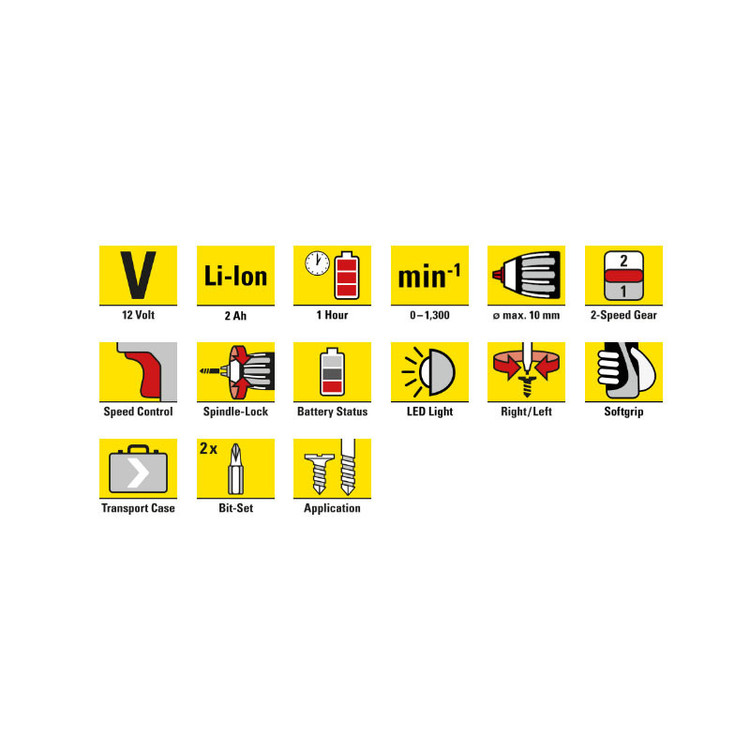دریل پیچ گوشتی شارژی تروتک مدل PSCS 11-12V