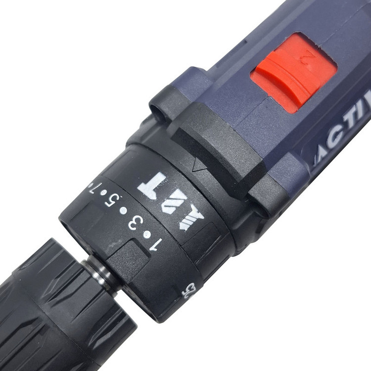 دریل چکشی شارژی 10 میلی متری 12 ولت اکتیو مدل AC_3112BR کد 30 مجموعه 29 عددی