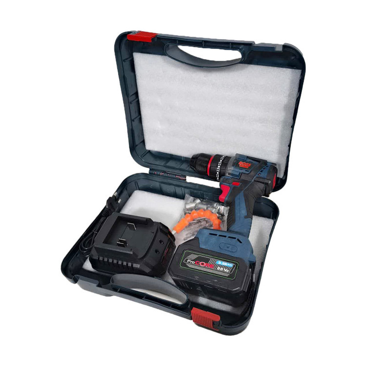 مجموعه 28 عددی دریل چکشی شارژی باس مدل BRUSHLESS-88VOLT- SIGNLE