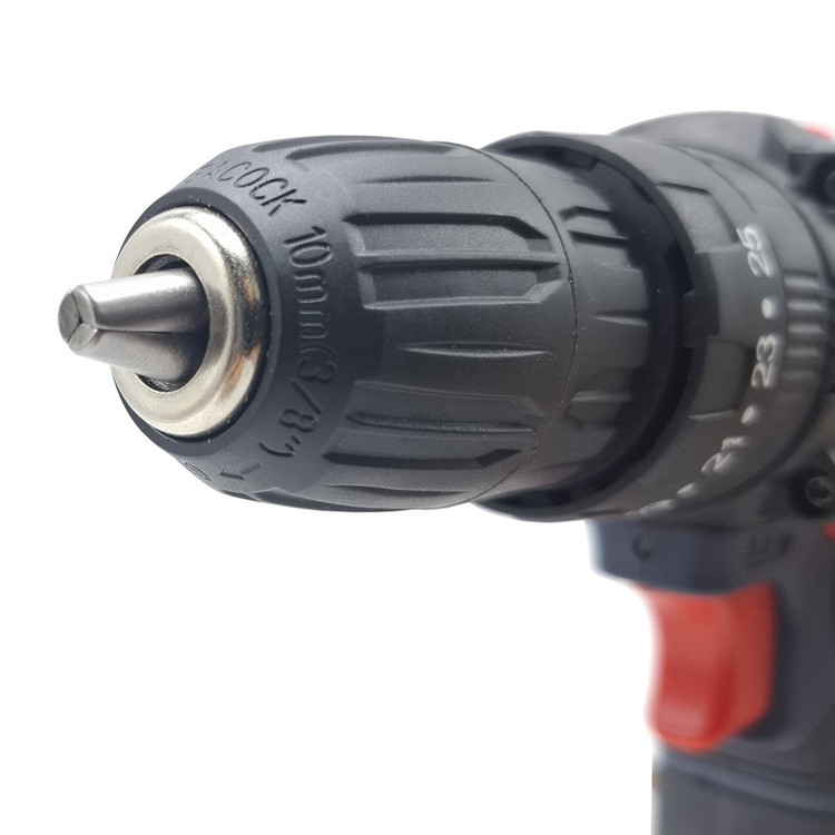 دریل چکشی شارژی صنعتی 10 میلی متری 12 ولت اکتیو مدل AC_3112BR کد 31 مجموعه 28 عددی