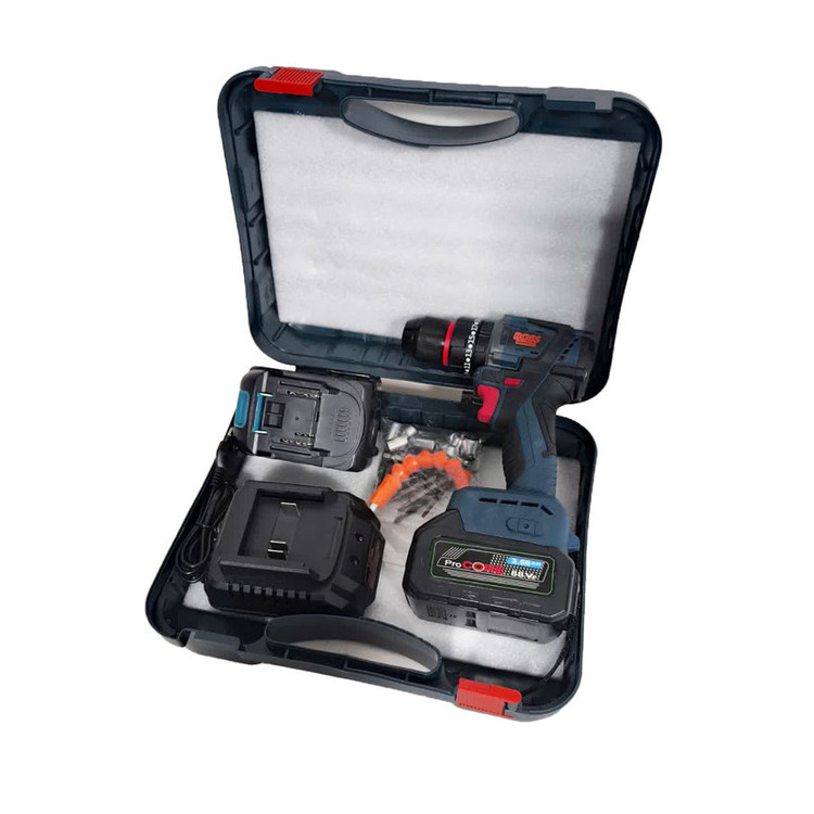 مجموعه 29 عددی دریل چکشی شارژی باس مدل BRUSHLESS-88VOLT-DUAL