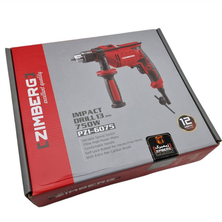 دریل چکشی زیمبرگ مدل PZI-6075
